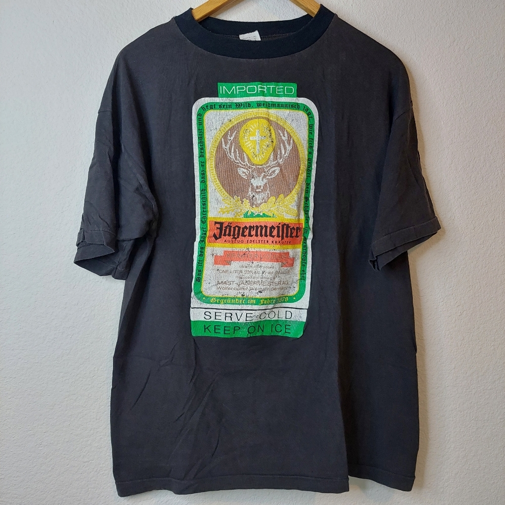Vintage‎ Jagermeister Graphic T-shirt Size XL